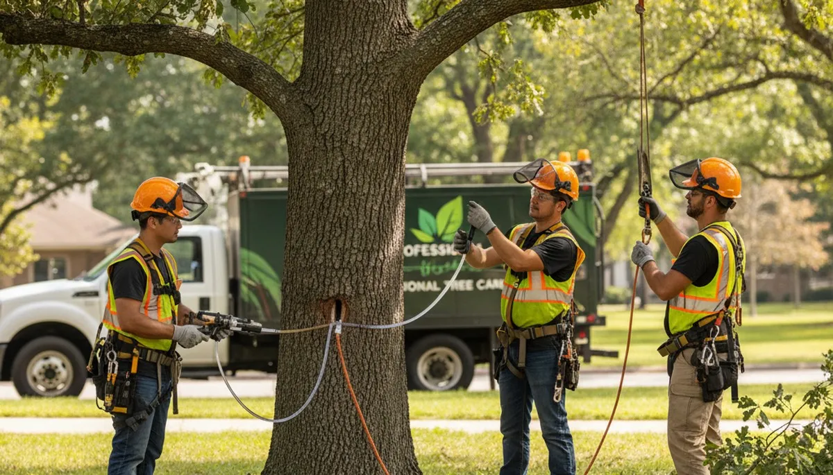 Arbor Tree Care treating diseased tree in Clearwater, FL for healthier, safer trees